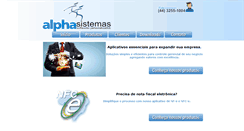Desktop Screenshot of alphasistemas.net